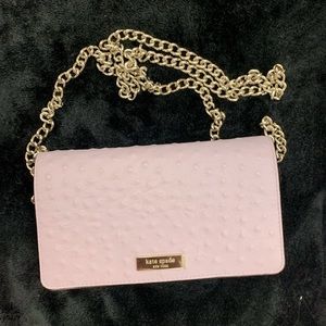 Kate Spade Purple Ostrich Crossbody